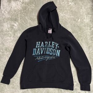 Harley-Davidson Black and Blue Women’s Hoodie